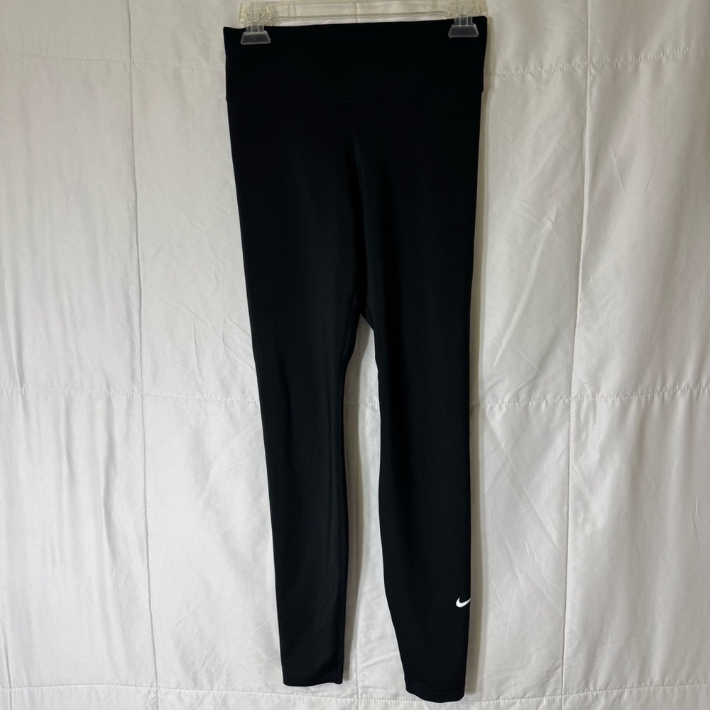 Nike Dri Fit Black Leggings Women Medium Athletic Workout‎ Pants